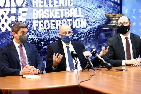 Λιόλιος: "Απόλυτη συνεργασία με τη FIBA και το Υφυπουργείο Αθλητισμού"