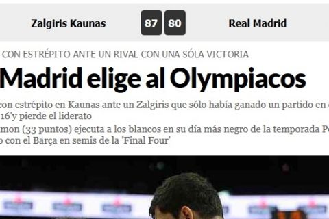 ''Η Ρεάλ επιλέγει Ολυμπιακό!''