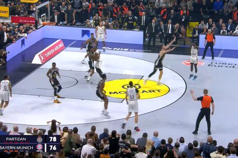 EuroLeague: Το απίθανο buzzer-beater του Φρανσίσκο και τα θεαματικά πόστερ των Λεσόρ και Ράιτ δεσπόζουν στο Top-10 της 26ης αγωνιστικής 