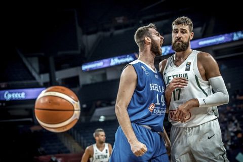 ÅÕÑÙÌÐÁÓÊÅÔ 2017 / ËÉÈÏÕÁÍÉÁ - ÅËËÁÄÁ / EUROBASKET 2017 / LITHUANIA - GREECE / / (ÖÙÔÏÃÑÁÖÉÁ: FIBA.COM)
