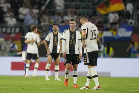 Απογοητευμένοι οι Γερμανοί ποδοσφαιριστές μετά από την εντός έδρας ήττα από την Ιαπωνία | 9 Σεπτεμβρίου 2023