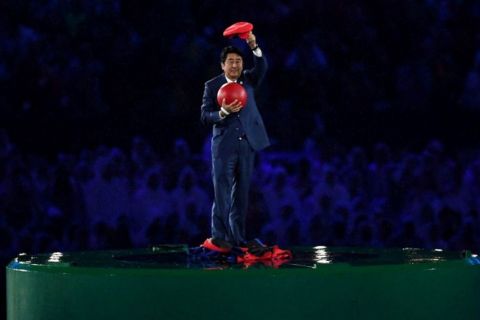 Ο πρωθυπουργός της Ιαπωνίας μεταμορφώθηκε στον Mario!