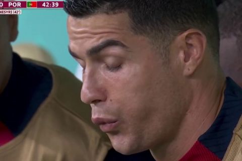 Μουντιάλ 2022, Μαρόκο - Πορτογαλία: Η αντίδραση του Ρονάλντο στον πάγκο τα λέει όλα