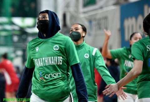 Ζέσταμα για τις γυναίκες του Παναθηναϊκού πριν την αναμέτρηση με τον Ολυμπιακό | 16 Μαρτίου 2022