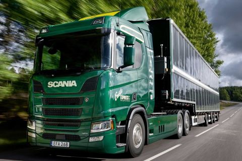 Scania Solar Tests