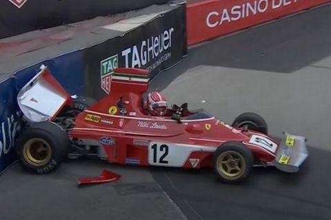 Formula 1: Ο Λεκλέρ τράκαρε την ιστορική Ferrari του Λάουντα στο Μονακό