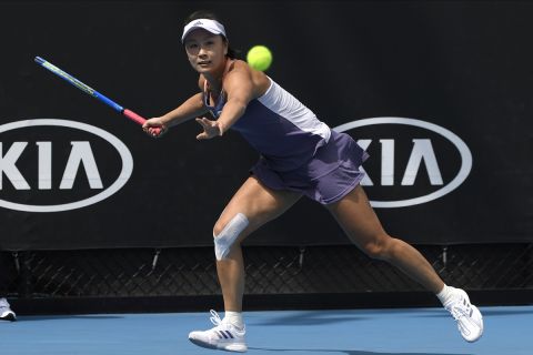Η Σουάι Πενγκ σε αγώνα της στο Australian Open 