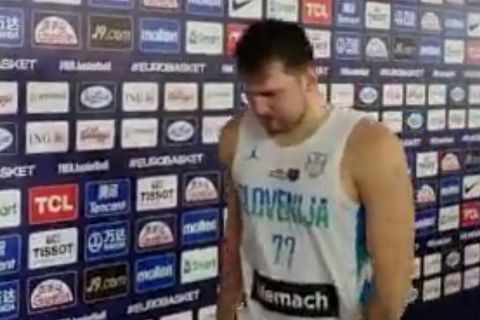 EuroBasket 2022, Σλοβενία - Πολωνία: Νευριασμένος ο Ντόντσιτς δεν σταμάτησε στη μεικτή ζώνη μετά από τον αποκλεισμό