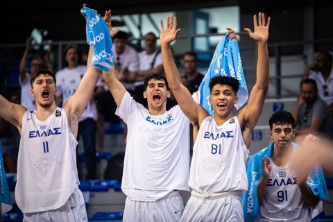 Ελλάδα - Φινλανδία 88-70: Στα προημιτελικά του EuroBasket U18 η Εθνική Εφήβων