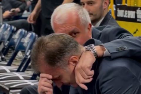 Παρτίζαν, τρομερή στιγμή: Τα δάκρυα του ασίσταντ του Ομπράντοβιτς πριν από τον αγώνα με την Αναντολού Εφές