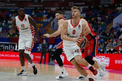 Η βαθμολογία της EuroLeague: Στο 3-2 ο Ολυμπιακός πριν από τα δύο εντός της δεύτερης διαβολοβδομάδας