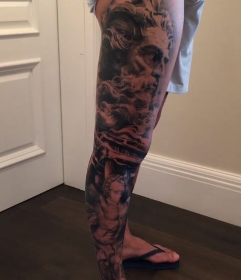 Το εντυπωσιακό tattoo του Έντερσον με τον θεό Ποσειδώνα