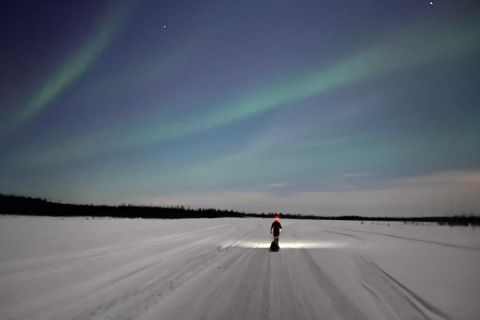 Ο Μάριος Γιαννάκου στην προσπάθειά του να τερματίσει στον μεγαλύτερο υπερμαραθώνιο μήκους 500χλμ στην Αρκτική