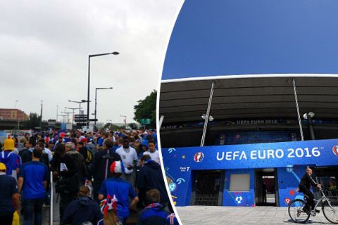 Ελεγχόμενη έκρηξη έξω από το "Stade de France" πριν το Γαλλία-Ισλανδία