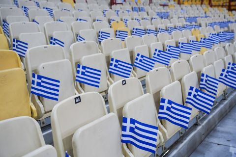 Εθνική Ελλάδας: Σημαίες σε όλα τα καθίσματα του Σταδίου Ειρήνης και Φιλίας