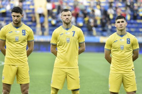 Οι Γιάρεμτσουκ, Γιαρμολένκο και Μαλινόβσκι με τη φανέλα της Ουκρανίας σε ματς κόντρα στην Κύπρο | 7 Ιουνίου 2021