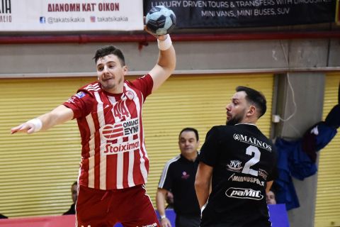 Handball Premier: Ζωντανός στη μάχη της πρώτης θέσης ο Ολυμπιακός, νίκη για τον Διομήδη κόντρα στον ΠΑΟΚ