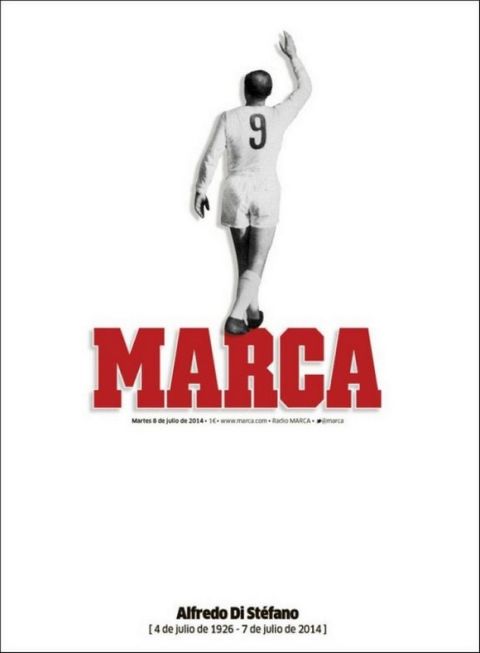 Το συγκινητικό πρωτοσέλιδο της Marca για Ντι Στέφανο
