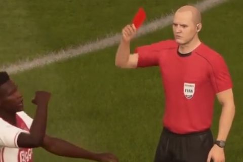 Μία από τις πιο περίεργες κόκκινες που έχουν δοθεί στο FIFA 17!