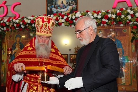 Ο Ιβάν Σαββίδης μετέφερε το Άγιο Φως στο Ροστόφ