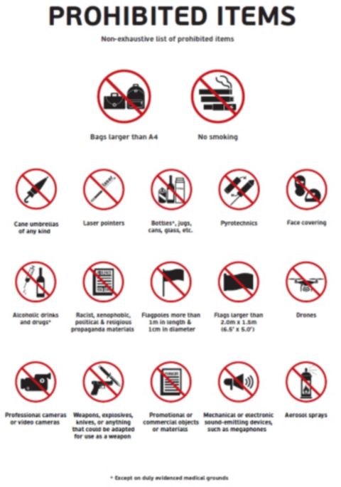 Εθνική Ελλάδας: Αυτά είναι τα απαγορευμένα αντικείμενα για τους φιλάθλους στον αγώνα με το Καζακστάν