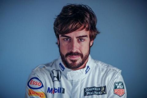 MONTMELO, SPAIN - FEBRUARY 21:  (EDITORS NOTE: This image was processed using digital filters) Fernando Alonso of Spain and McLaren Honda poses for a portrait during day three of Formula One Winter Testing at Circuit de Catalunya on February 21, 2015 in Montmelo, Spain.  (Photo by Mark Thompson/Getty Images)