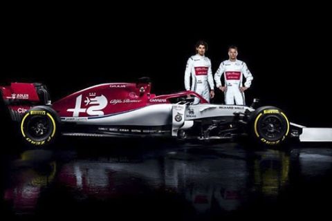 F1 2019: Τα χρώματα της Alfa Romeo