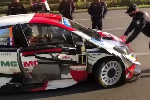 WRC: Ο Σεμπαστιάν Οζιέ τράκαρε σε δημόσιο δρόμο και "επιτέθηκε" σε αστυνομικό πριν νικήσει στην Κροατία