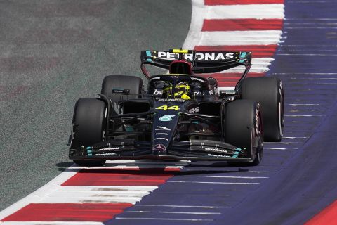 Ο Λιούις Χάμιλτον στο μονοθέσιο της Mercedes στο GP Αυστρίας | 30 Ιουνίου 2023