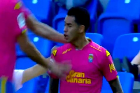 Ο Αραούχο έβαλε το πρώτο γκολ με τη Λας Πάλμας από ασίστ του Ντε λα Μπέγια (VIDEO)