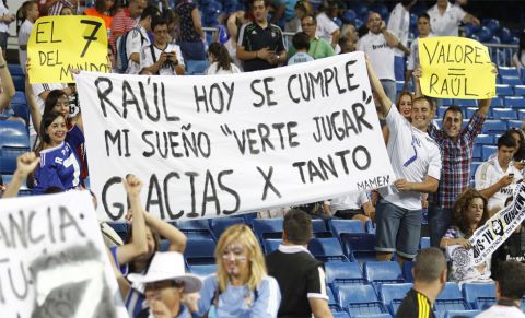 Για πάντα Raúl Madrid!