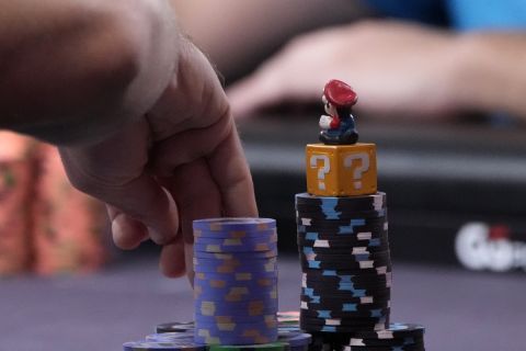 Μάρκες σε τραπέζι πόκερ στο Λας Βέγκας
