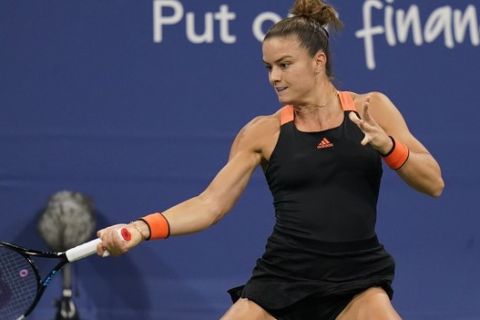 Η Μαρία Σάκκαρη σε στιγμιότυπο από το Western Southern Open Tennis