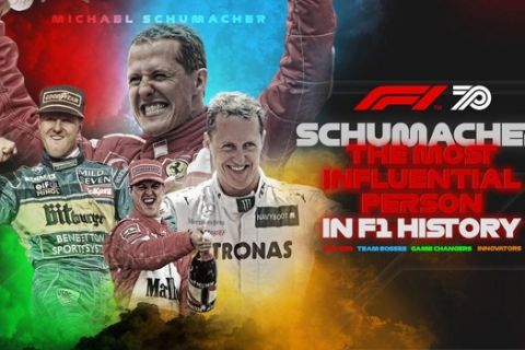 Formula 1: Ο Σουμάχερ προσωπικότητα με τη μεγαλύτερη επιρροή στην ιστορία της