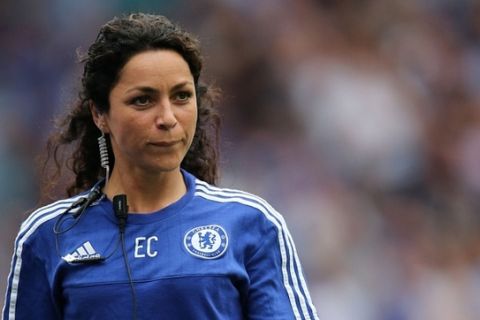 Editorial use only. No merchandising. For Football images FA and Premier League restrictions apply inc. no internet/mobile usage without FAPL license - for details contact Football Dataco
 Mandatory Credit: Photo by BPI/REX Shutterstock (4931257be)
 Chelseadoctor Eva Carneiro During the Barclays Premier League match between Chelsea and Swansea City played at Stamford Bridge London
 Barclays Premier League 2015/16 Chelsea v Swansea City Stamford Bridge, Fulham Rd, London, United Kingdom - 8 Aug 2015
 
