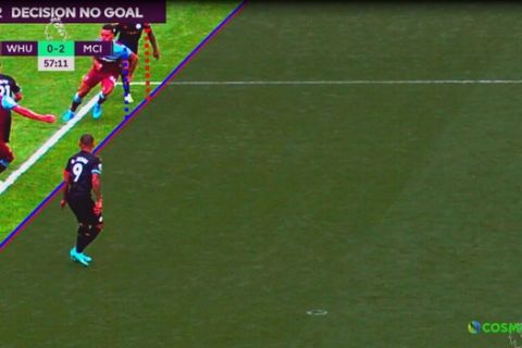 Γουέστ Χαμ - Μάντσεστερ Σίτι: Το πρώτο ακυρωθέν γκολ με VAR στην Premier League