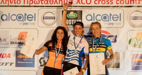 Πρωταθλητές της ορεινής ποδηλασίας Αντωνιάδης και Φασόη
