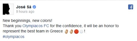 Σα: "Τιμή μου να εκπροσωπώ την καλύτερη ομάδα στην Ελλάδα"