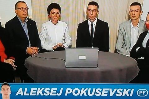 Ο Αλεξέι Ποκουσέβσκι παρακολουθεί το NBA Draft 2020 με τους δικούς του ανθρώπους