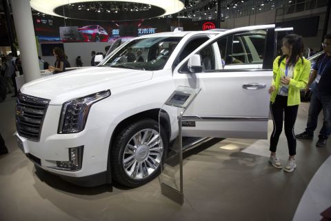 Η Cadillac Escalade στο China Auto Show στο Πεκίνο