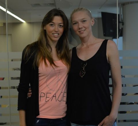 Η Κατερίνα Γιώτα και η Τζίνα Λαμπρούση στο Sport24.gr