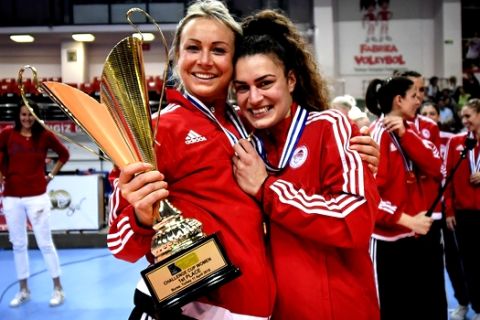 2018 CEV VOLLEYBALL CHALLENGE CUP / WOMEN / ÔÅËÉÊÏÓ / ÌÐÏÕÑÓÁ - ÏÓÖÐ (ÖÙÔÏÃÑÁÖÉÁ: EUROKINISSI)