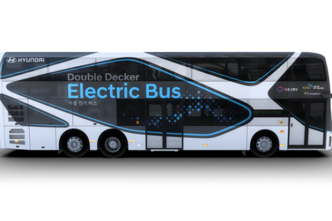 Ηλεκτρικό, διώροφο λεωφορείο από τη Hyundai 