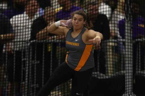 NASHVILLE, TN - FEBRUARY 24, 2017 - during the SEC Indoor Track and Field Championships at the Vanderbilt Multipurpose Complex in Nashville, TN. Photo By Donald Page/Tennessee Athletics