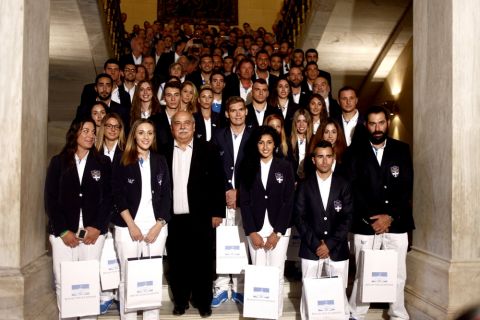 Στην ΕΡΤ η τελετή βράβευσης της Ολυμπιακής ομάδας