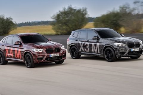 Δοκιμές στην πίστα για τις πανίσχυρες BMW X3 M και BMW X4 M