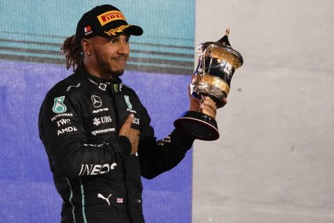 Ο Λιούις Χάμιλτον στο GP του Μπαχρέιν το 2022