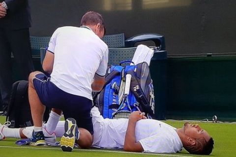 Εγκατέλειψε το Wimbledon ο Κύργιος