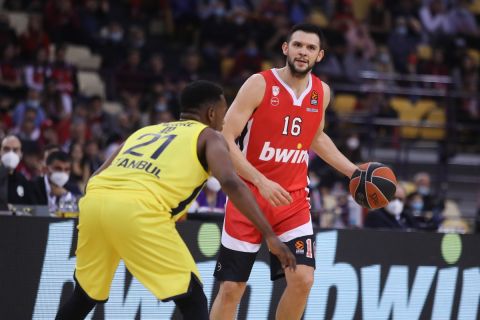 Η βαθμολογία της EuroLeague: Στο 5-2 ο Ολυμπιακός, συνεχίζει σε τροχιά playoffs