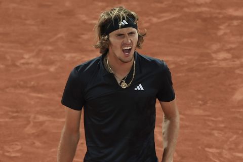 Ο Αλεξάντερ Ζβέρεφ στο Roland Garros
